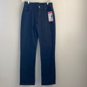 Riders by Lee Relaxed Fit Tummy Control Panels Black Jeans Size 12 Long